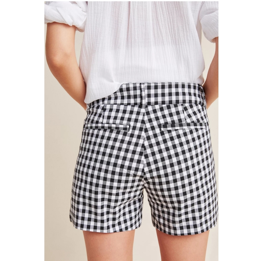 Anthropologie Picnic Gingham Shorts Plaid - Picture 3 of 11